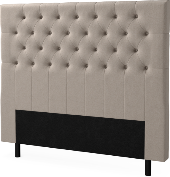 Delux Pikerad XL - Sänggavel, 90-210 cm - Beige
