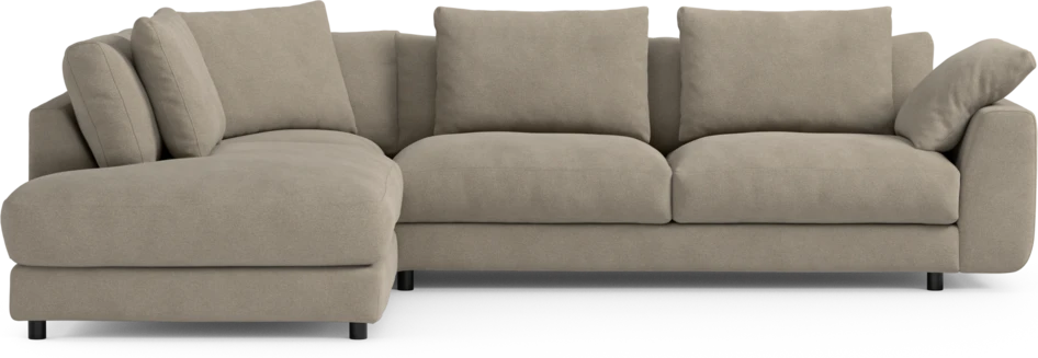 Amie - 3-sits med divan vänster - Beige