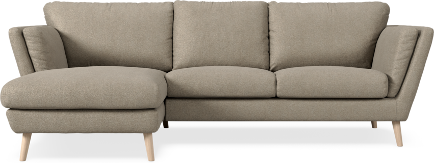 Madison Lux - 2-sits soffa med schäslong vänster - Beige