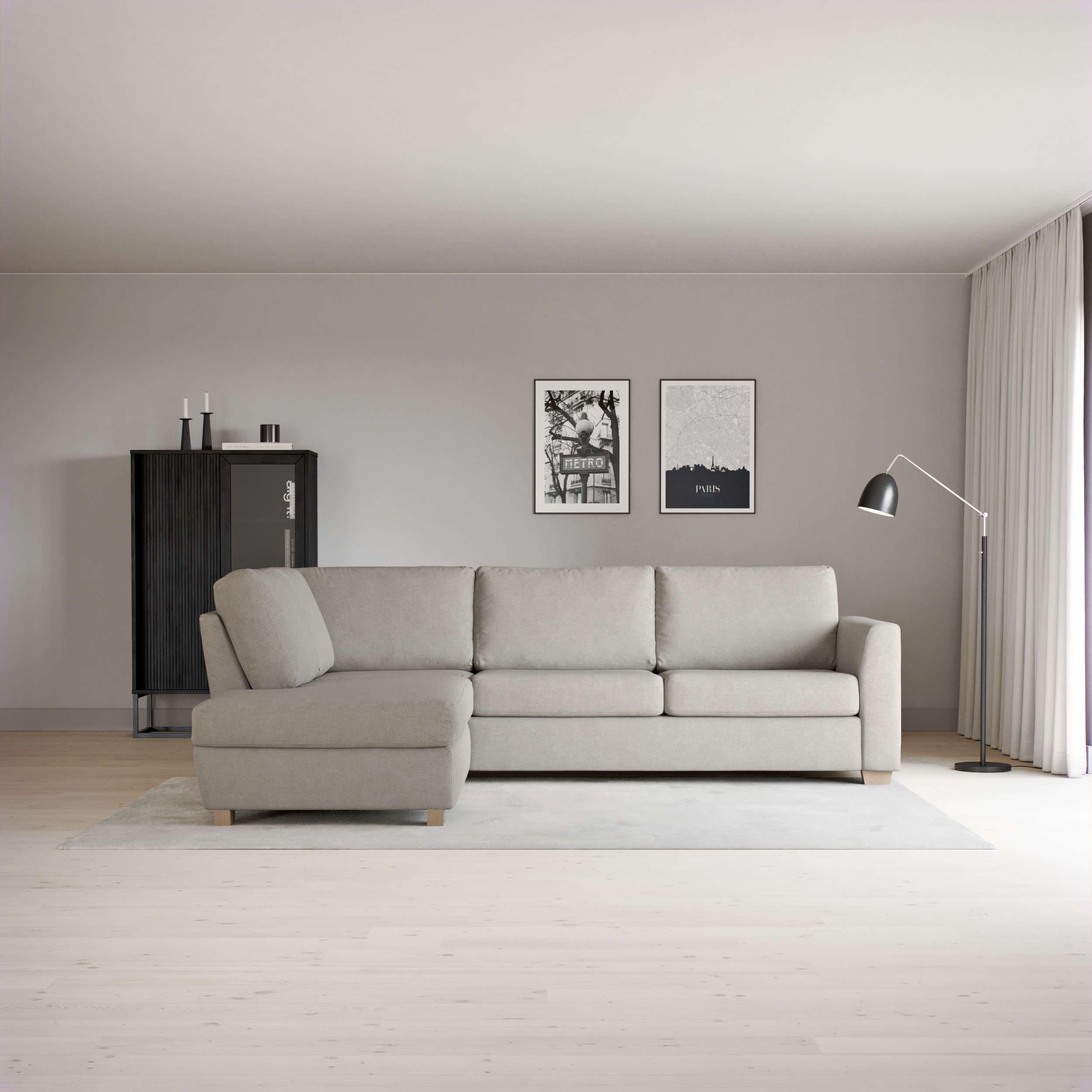 Friday - 2,5-sits soffa med divan vänster - inspiration