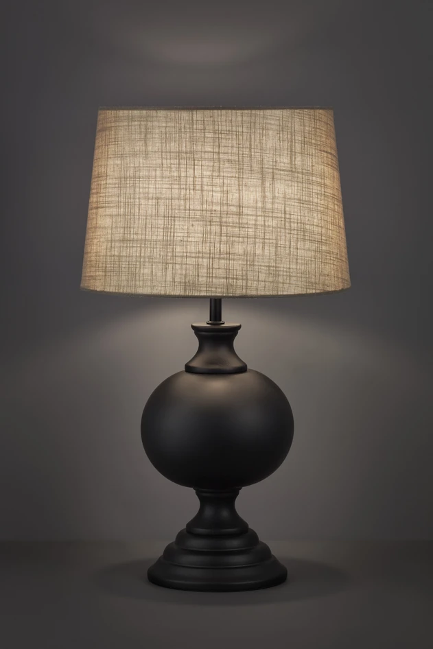 Bombay - Bordslampa, H49 Ø29 cm - Svart