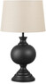 Bombay - Bordslampa, H49 Ø29 cm - Svart