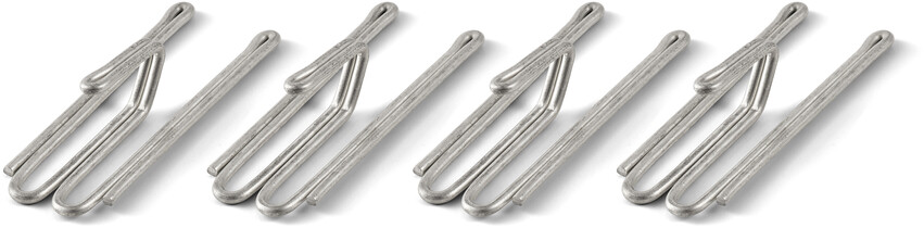Candela - 2-fingerkrok, låg fattning, 10-pack - Grå