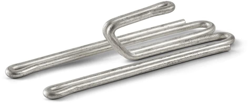 Candela - 2-fingerkrok, låg fattning, 10-pack - Grå