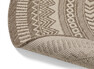 Enerum - Flatvävd matta, inom-/utomhus, Ø 120 cm - Beige