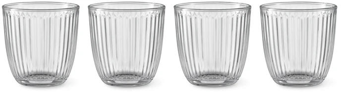 Stripe, Glas 4-pack, H 8,3 Ø 8,3 cm, 29 cl