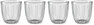 Stripe - Glas, H 8,3 Ø 8,3 cm, 29 cl, 4-pack - Vit