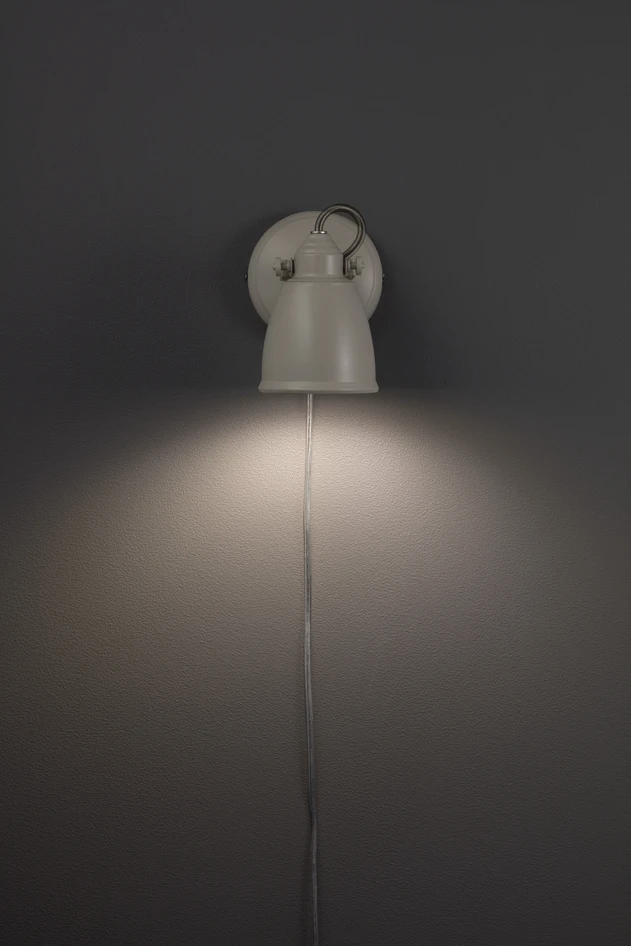 Lerdala - Vägglampa, H17 B12 cm - Beige