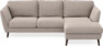 Madison Lux - 2-sits soffa med schäslong höger - Beige