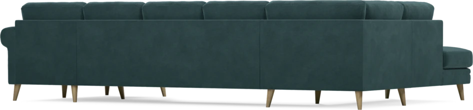 Eden - 3-sits soffa med divan vänster och schäslong höger - Blå