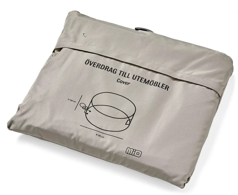 Cover - Överdrag till utemöbler, Ø 250 cm - Beige