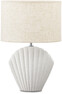 Ariel - Bordslampa, H35,5 B15 cm - Vit