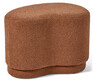 Kidney - Puff, B60 D40 cm - Orange