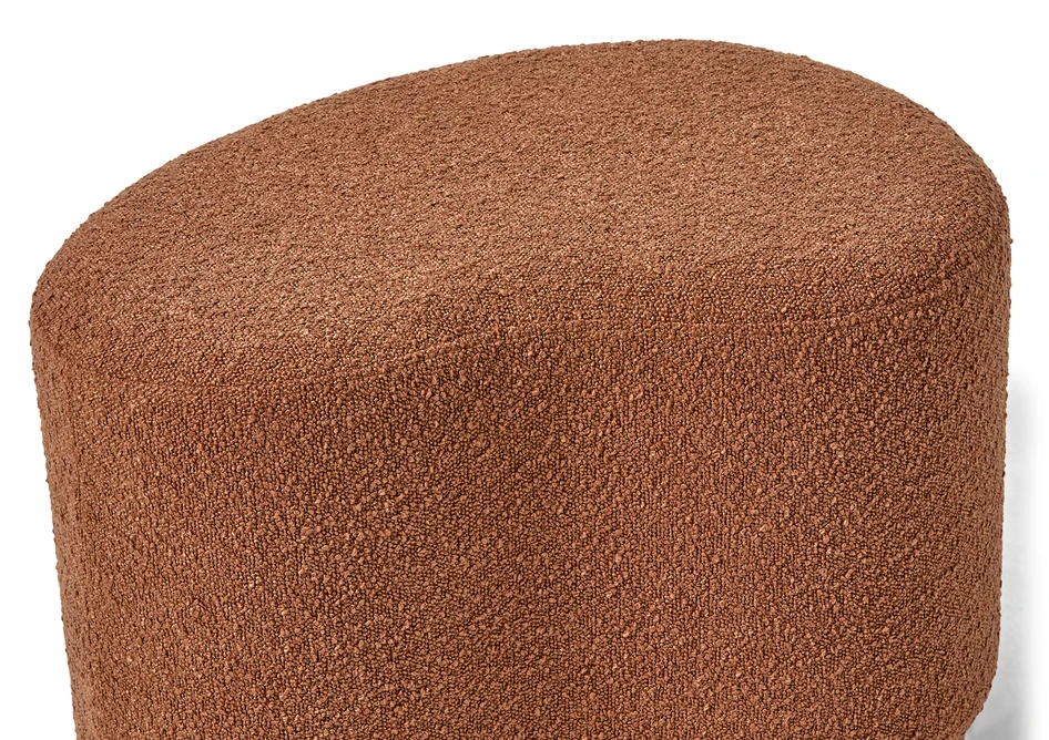 Kidney - Puff, B60 D40 cm - Orange