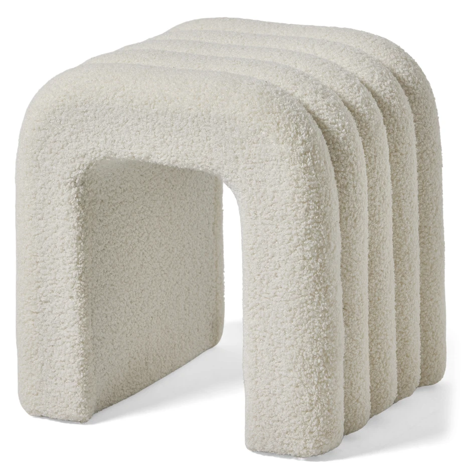 Bibbi - Pall, B41 D35 H42 cm - Vit