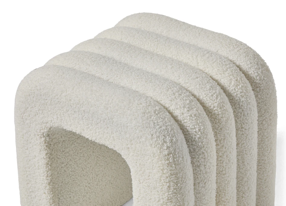 Bibbi - Pall, B41 D35 H42 cm - Vit