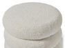 Bosse - Puff, Ø41 cm - Vit