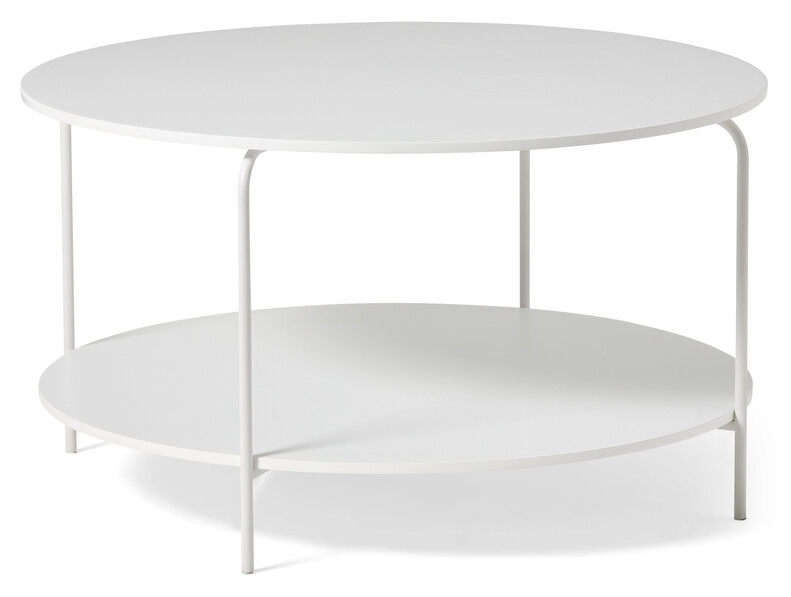 Myy - Soffbord, Ø 80 H 45 cm - Vit