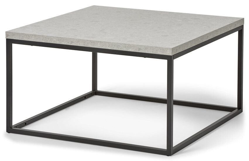 Santos - Soffbord, 80x80x45 cm - Grå