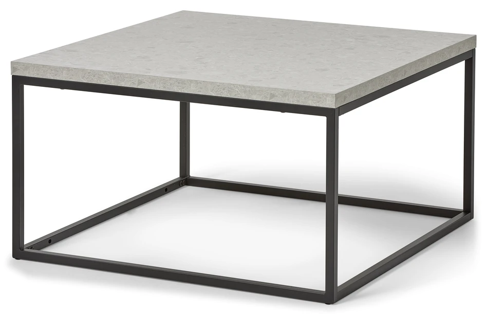 Santos - Soffbord, 80x80x45 cm - Grå