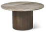 Astrid/Ace - Soffbord, Ø85, H 45 cm - Beige
