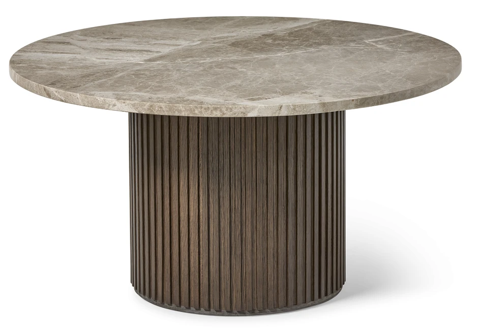 Ace/Astrid - Soffbord, Ø85, H 45 cm - Beige
