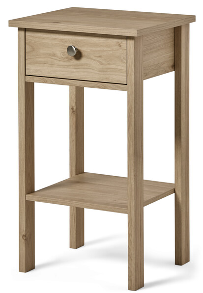 Molly - Sängbord med 1 låda, 40x34x70 cm - Beige