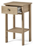 Molly - Sängbord med 1 låda, 40x34x70 cm - Beige