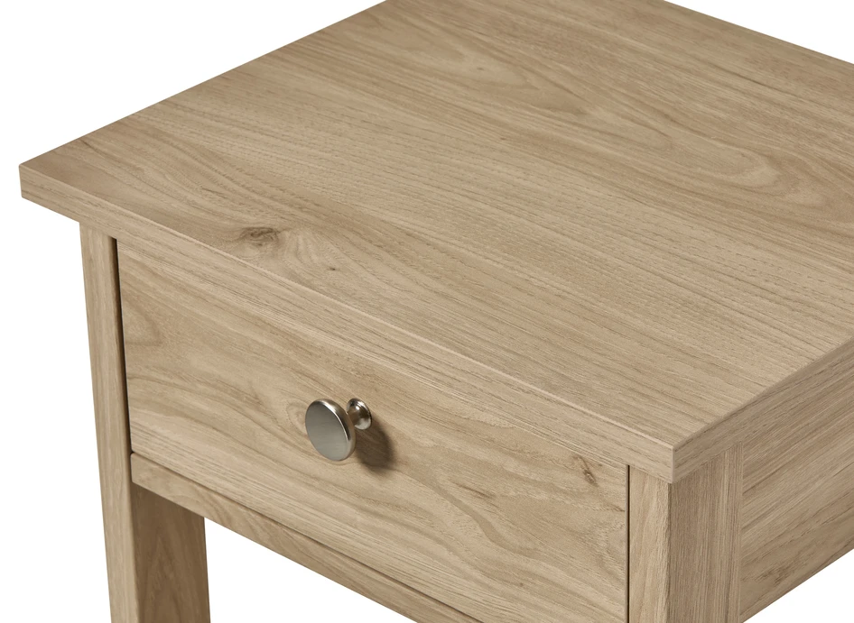 Molly - Sängbord med 1 låda, 40x34x70 cm - Beige