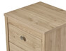 Molly - Sängbord med 3 lådor, 44x38,5x70 cm - Beige