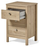 Molly - Sängbord med 3 lådor, 44x38,5x70 cm - Beige