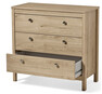 Molly - Byrå med 3 lådor, 82x38,5x80 cm - Beige