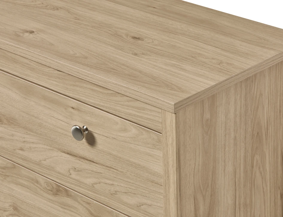 Molly - Byrå med 3 lådor, 82x38,5x80 cm - Beige