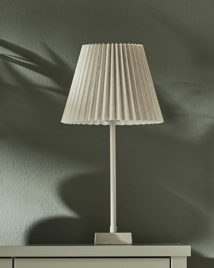 Pleat - Lampskärm, H15 Ø19 cm - inspiration