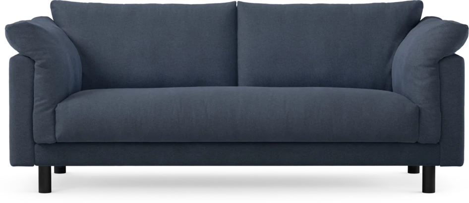Cherrie - 2,5-sits soffa, hel dyna, fast klädsel - Blå