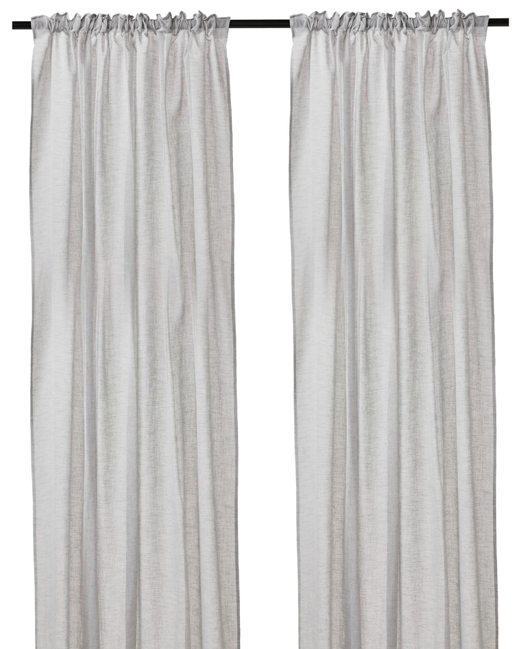 Sunnan - Gardin, 140x300 cm, 2-pack - Grå
