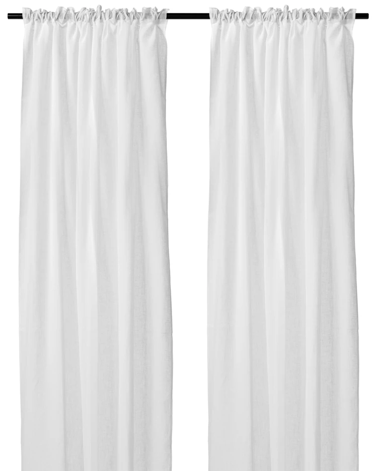 Sunnan - Gardin, 2-pack, 140x300 cm - Vit