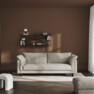Cherrie - 3-sits soffa, hel dyna, fast klädsel - Beige