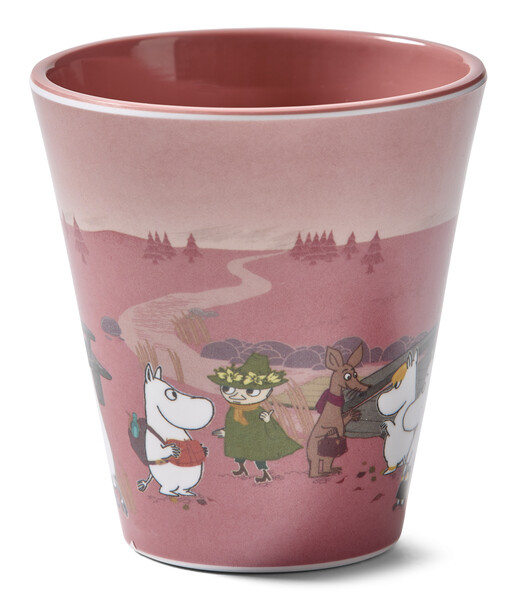 Mumin - Kopp, H 9,5 Ø9 cm, 25 cl - Rosa