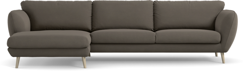 Madison Lux - 3-sits soffa med schäslong vänster - Beige