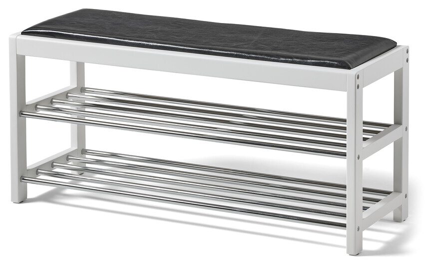 Branäs - Hallbänk, B 100 cm - Vit