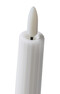 Skimra - LED-ljus, H 28 Ø 2,2 cm, 2-pack, timer - Vit