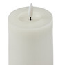 Skimra - LED-ljus, H 12 Ø 7,5 cm, timer - Vit