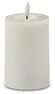 Skimra - LED-ljus, H 12 Ø 7,5 cm, timer - Vit