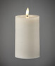 Skimra - LED-ljus, H 12 Ø 7,5 cm, timer - Vit