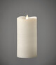 Skimra - LED-ljus, H 14,5 Ø 7,5 cm, timer - Vit