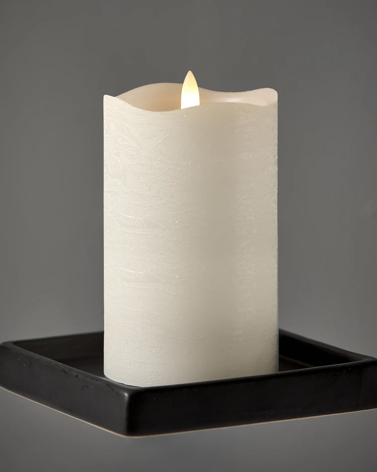 Skimra - LED-ljus, H 12 Ø 7,5 cm, timer - inspiration