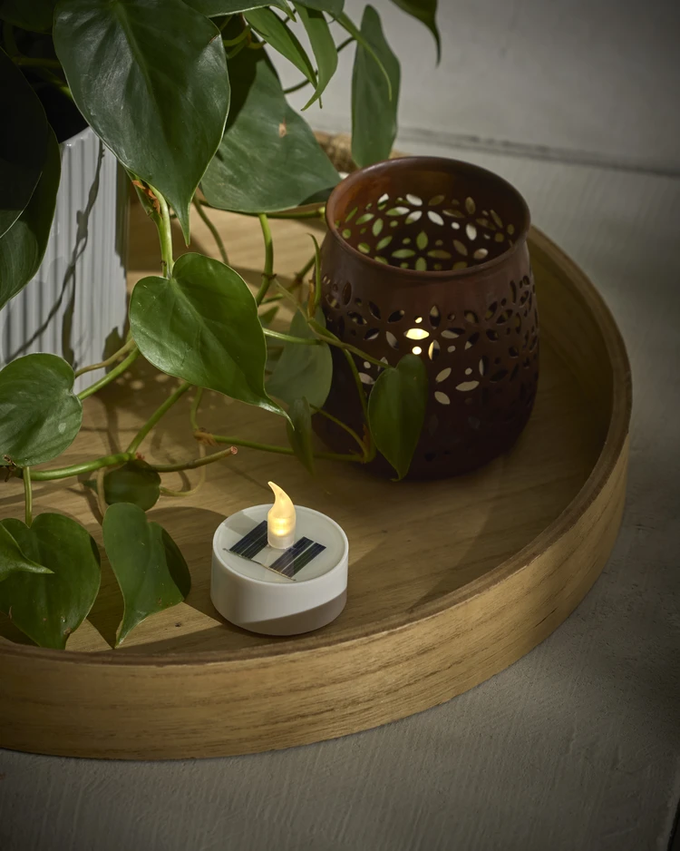 Flamme Light - Solcellsbelysning, H 5,6 Ø 5,5 cm - inspiration