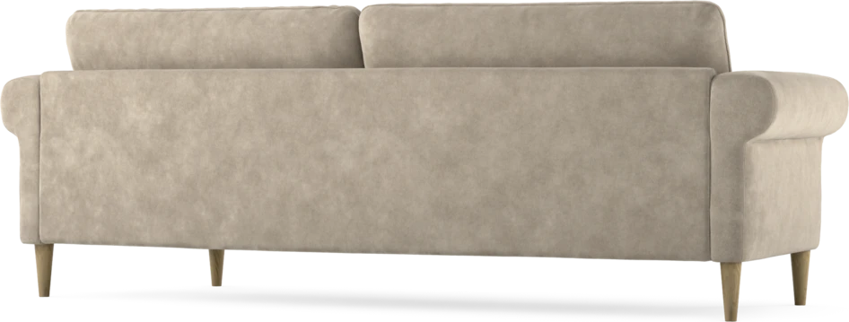 Bridge - 3-sits soffa svängd - Beige