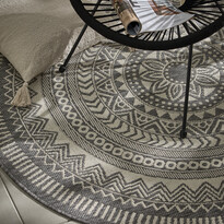 Enerum - Flatvävd matta, inom-/utomhus, Ø 160 cm - inspiration